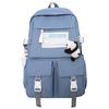 Mochila Feminina Primavera e Verão Simples Viagem Mochila para Computador Masculina Ensino Médio Ensino Fundamental Estudante Grande Capacidade Mochila Escolar Estudante
