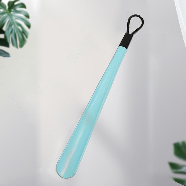 Long Handle Plastic Shoehorn for Easy Shoe Wearing—Ideal for Seniors and Pregnant Women, Available in Multiple Colors