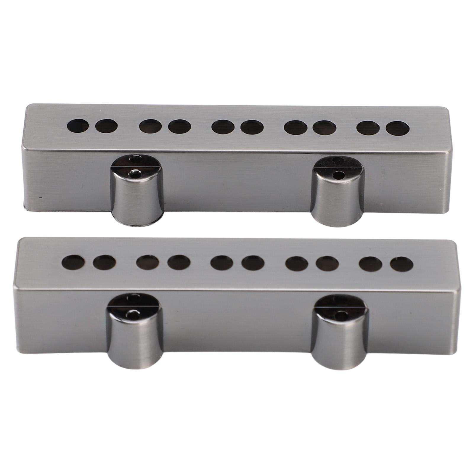 

1 пара чехлов для звукоснимателей бас-гитары, 5-струнная электрическая бас-гитара, сменные аксессуары, пластик с хромовым покрытием