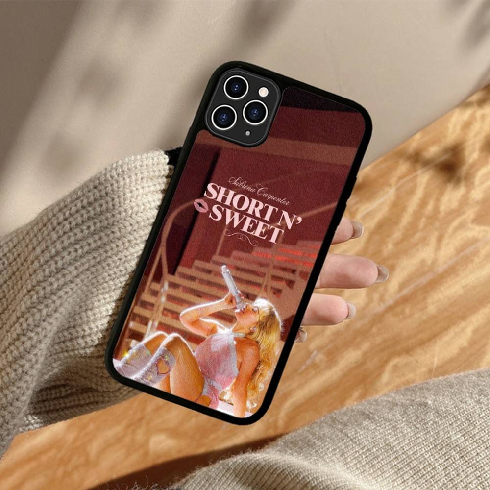 Singer S-Sabrina C-Carpenter Phone Case For iPhone 17 16 15 14 13 12 11 Pro Max Plus PC+TPU Shockproof Back Cover