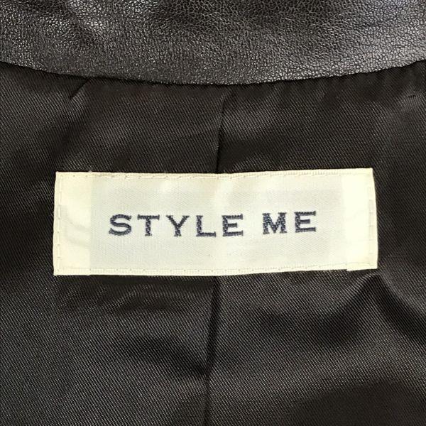 STYLE ME Jachetă din piele de oaie naturală/Mărimea pentru femei M/9/Maro/Bluzon/Îmbrăcăminte exterioară Stil Tokyo(FOLOSIT)