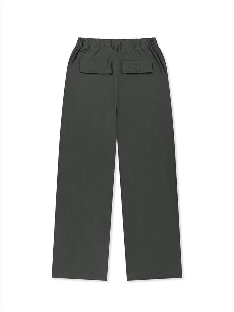[Matinkim] STRAP BELTED PANTS FOR MEN IN CHARCOAL