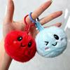 1-12Pcs Squishy Dumpling Plush Kawaii Keychain Facial Expression Plush Cartoon Stuffed Doll Kawaii Toy Room Decor Children Gifts