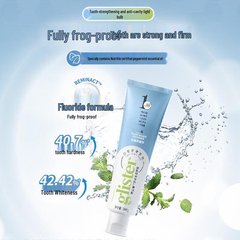 

Amway Glister Fluoride Mint Toothpaste 200g (5-Pack)