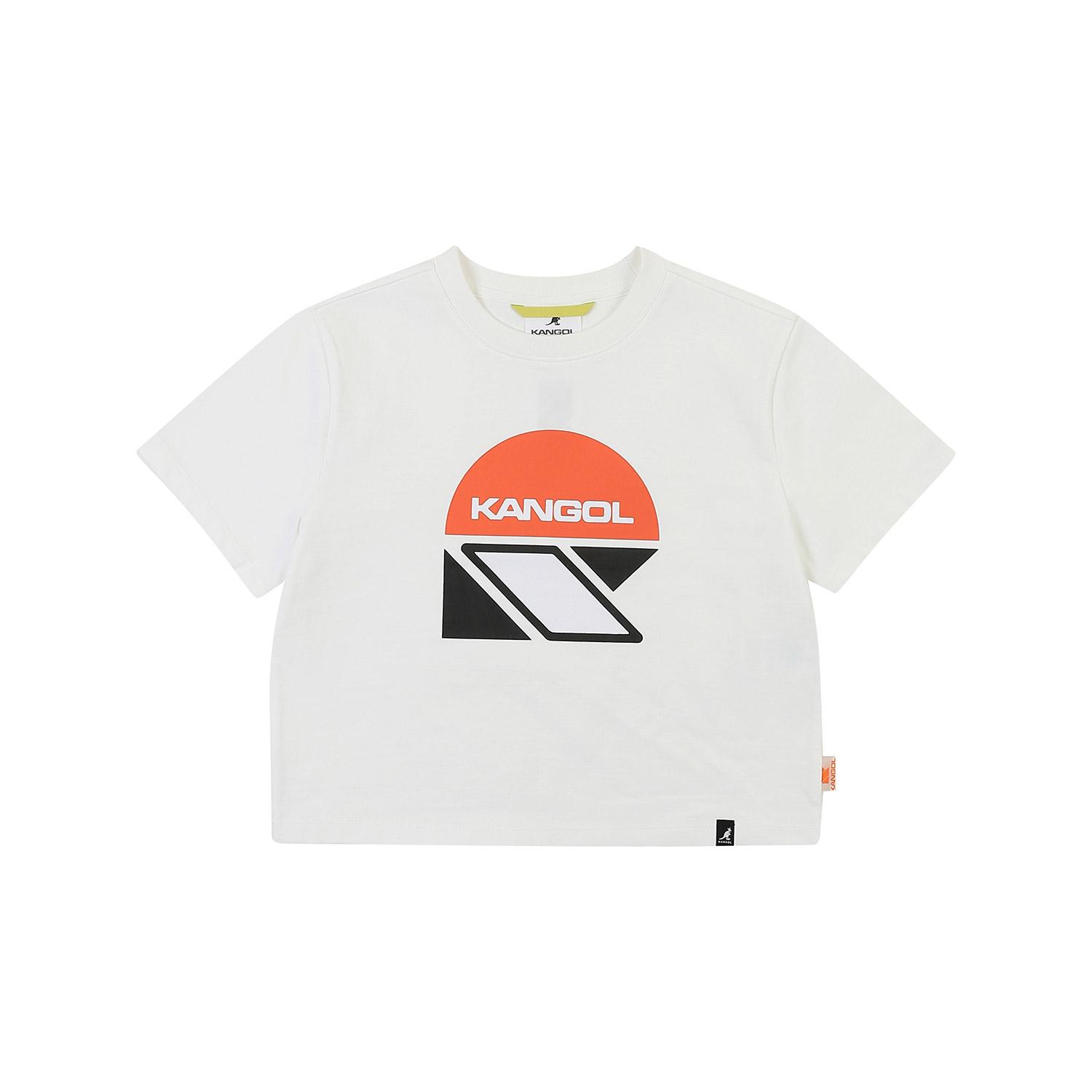 Kangol Crs Women S Big Logo T-Shirt 9030 White White/S
