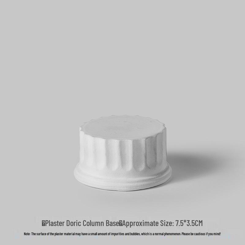 

Doric Plaster Roman Column Photo Prop for Decorative Still Life Photography