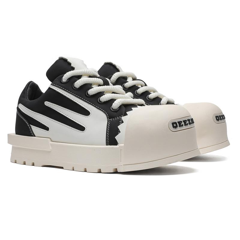 

3702 трендовый бренд Микки большая голова обувь мужская и женская нишевый дизайн обувь на толстой подошве пара Гочао уродливые милые хлебные туфли 44-Male code