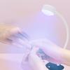 Quick-Drying Nail Dryer Rechargeable Nail Lamp with Heart Base Flexible Nail Light UV LED Nail Lamp for Gels Nails