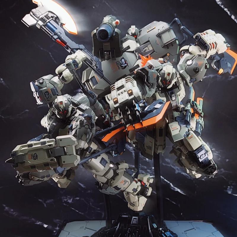 Moshow Excellent Class Tyrant Foxhound Squad Butcher Type Ii Alloy Finished Collectible Action Figures Room Decoration Gifts