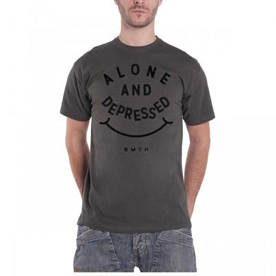Bring Me The Horizon Unisex Adult Alone & Depressed Cotton T-Shirt
