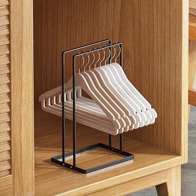 Hanger Storage Organizer Large Capacity Hanger Stacker Rack For Adults And Children Stainless Steel Detachable Space-Saving