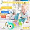 Cartoon Animal Electric Magnetic Swinging Music Light Caterpillar Toy