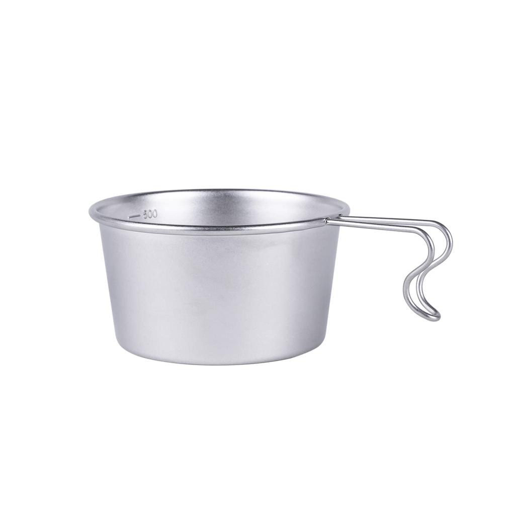 VINTAGE INOX Vintage Deep Sierra Cup 500ml Made In Japan Outdoor Camping Glamping Balcony Camping Aged Finish Unbreakable Dishwasher Safe Silver