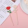 Rose Bookmark Exquisite Metal Book Page Holder Teacher Appreciation Gift for Reading Lovers Valentine's Day