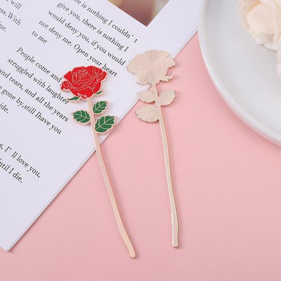 Rose Bookmark Exquisite Metal Book Page Holder Teacher Appreciation Gift for Reading Lovers Valentine's Day