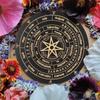 Ornamento Astrolabio in Legno di Tiglio Europeo: Decorazione Tempio Mistico & Regalo Artigianato in Legno