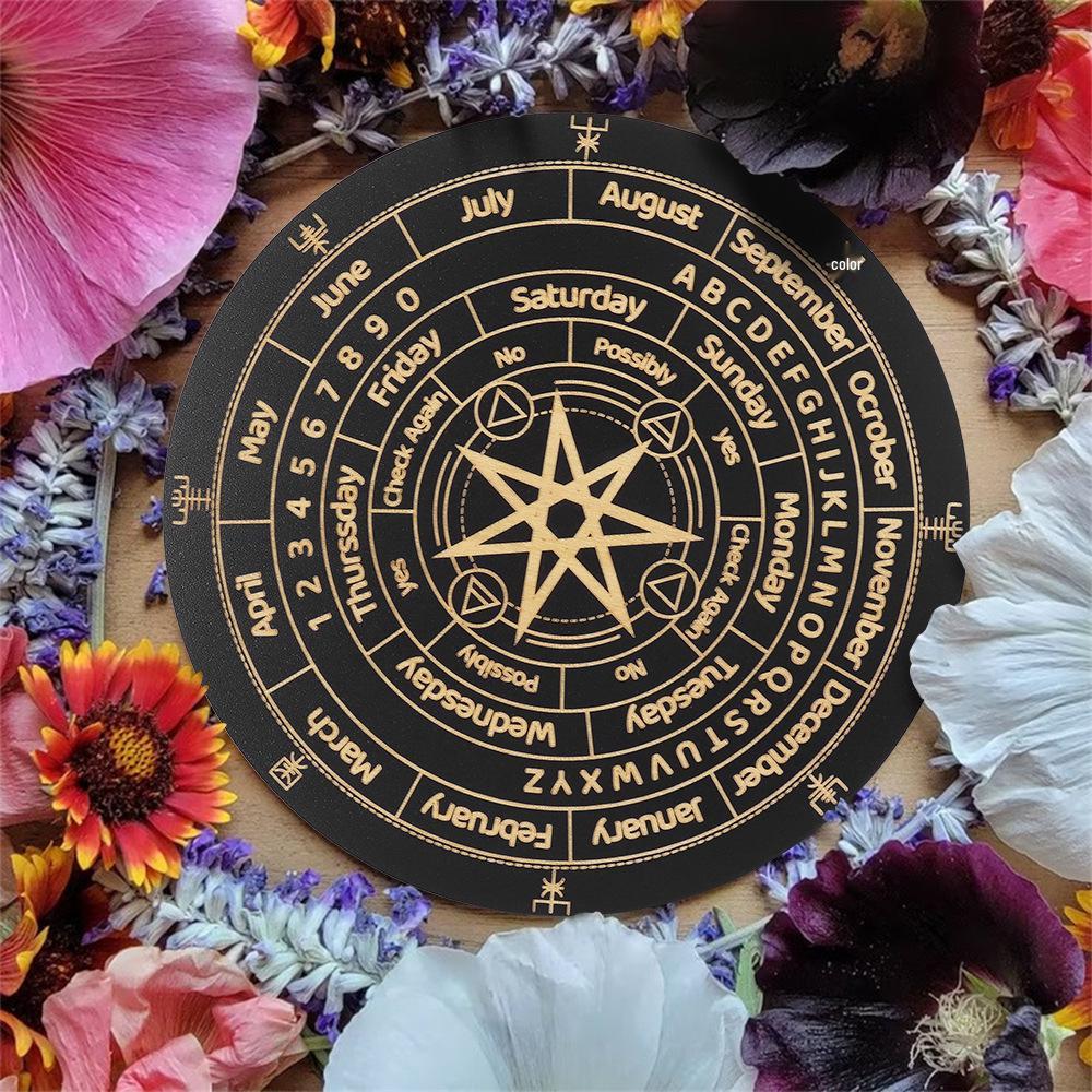 Ornamento Astrolabio in Legno di Tiglio Europeo: Decorazione Tempio Mistico & Regalo Artigianato in Legno