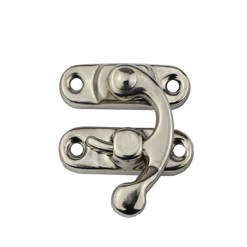 Bronze Swing Arm Clasp-Latch Retro Metal Catch Curved Buckle For Suitcase Jewelry Box Toolbox