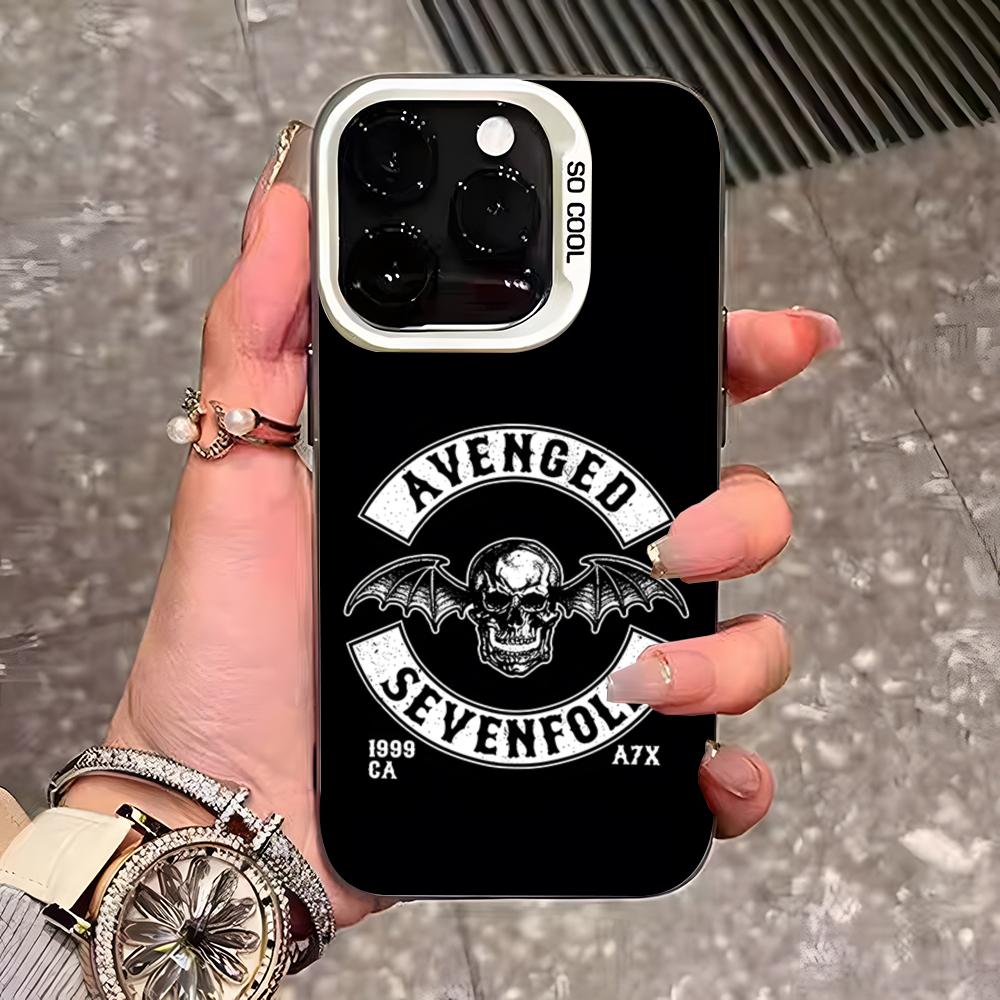 Avenged S-Sevenfold R-Rock Phone Case For IPhone 17 Pro Max 16 Pro Max 15 14 13 11 12 Mini Xs X Xr 7 8 Plus Se Color Silver Cov