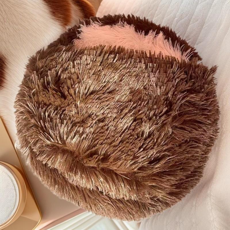 Zimowe Ciepłe Półzamknięte Pluszowe Legowisko dla Kota i Psa