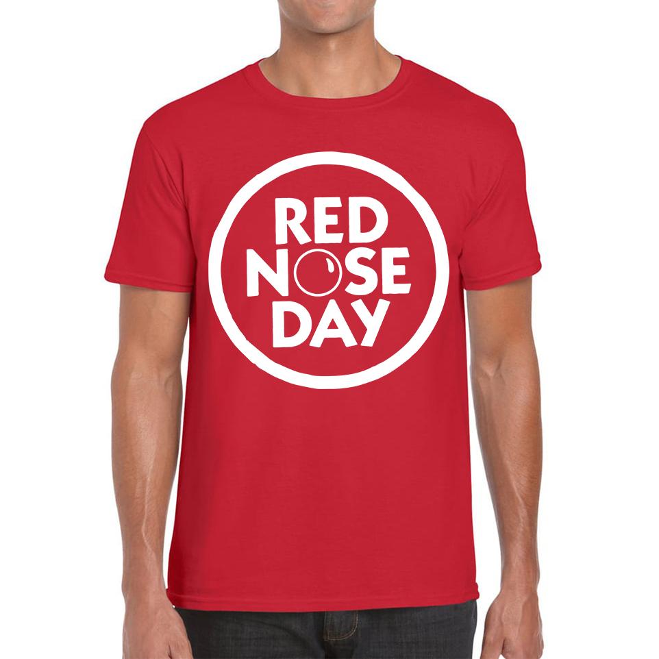 Happy Red Nose Comic Relief Day Unisex Mens T Shirt Womens Tops Tees XL