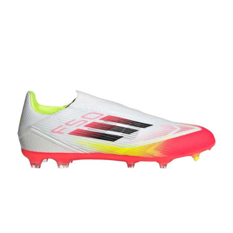 Adidas Adizero F50 League Laceless FG MG Pure Victory Pack Men Sneakers White Cloud-White Core-Black IE1239