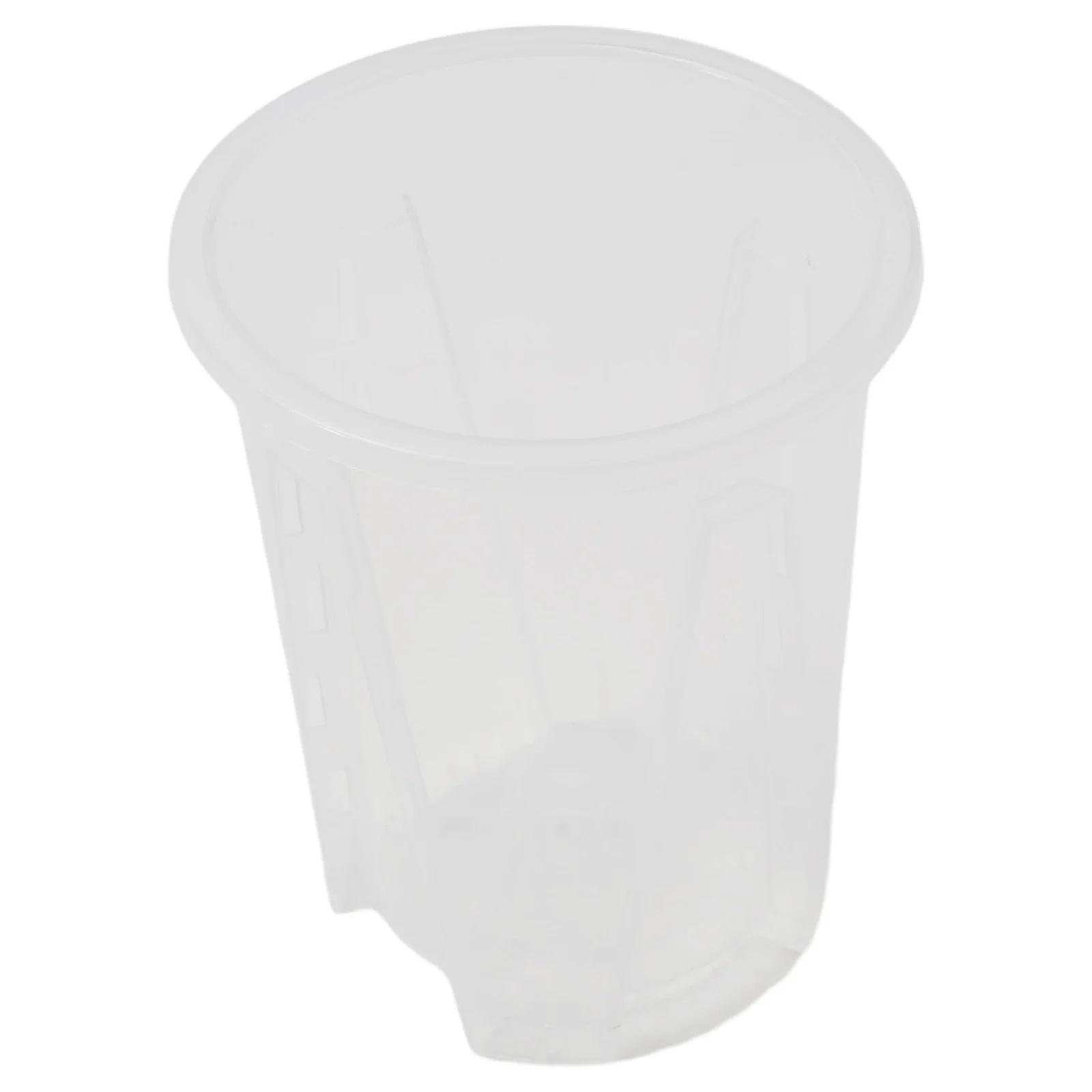 

10-16 см воздухопроницаемый горшок для контроля корней пластиковые горшки для орхидей с отверстиями прозрачный цветочный горшок для суккулентов без поддона