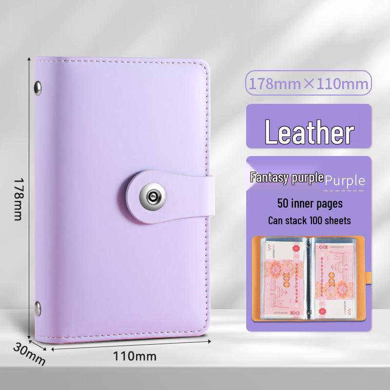 2024 Large Capacity Cash Savings Book with Password Lock - Portable Financial Management and Receipt Storage