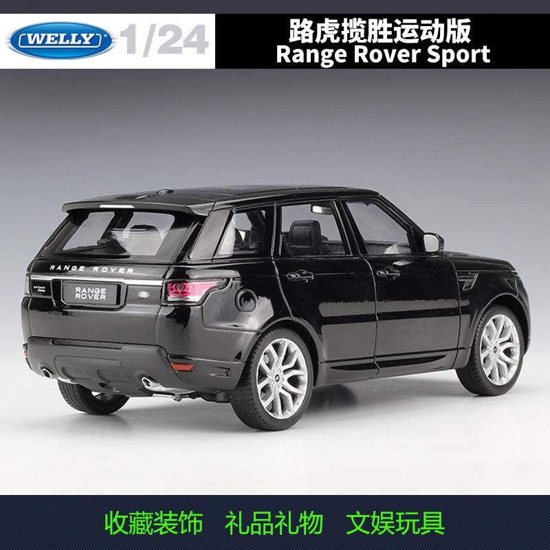 WELLY 1:24 Range Rover Sport Luxury SUV - Official Licensed Alloy Die-Cast Model Car, Collector's Display with Opening Parts