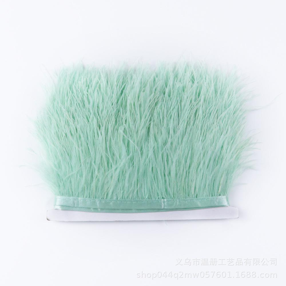 Multi-Color Ostrich Hair Cloth Edge Bridal Dress Stage Decoration Feather Lace Quantity Is More Excellent