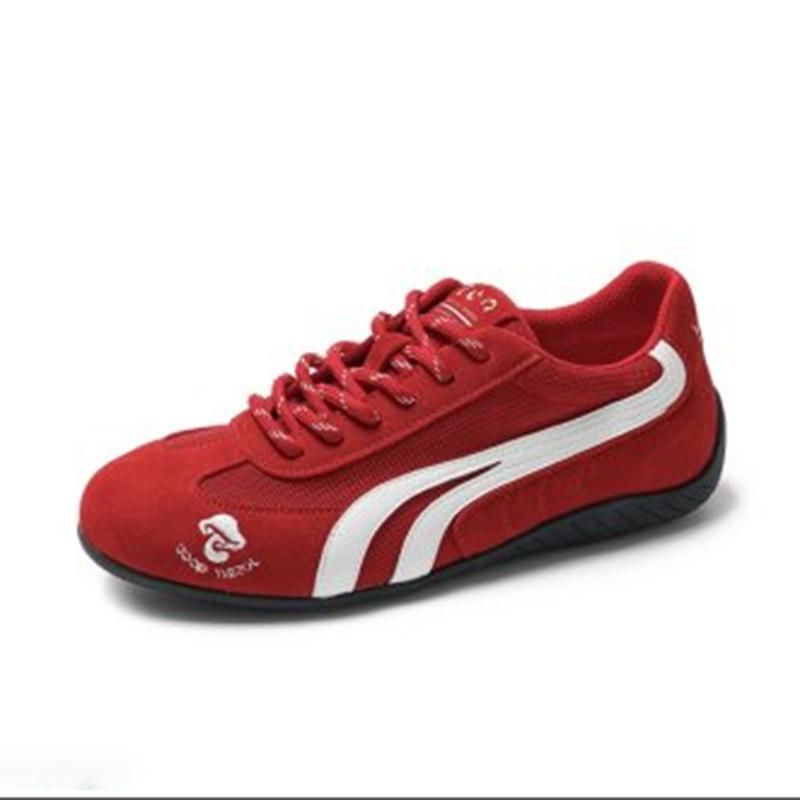 

Mesh breathable casual sports shoes versatile soft sole white shoes fashion single shoes summer new board shoes 40 красный