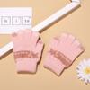 Winter children's thermal gloves cartoon Neptune 2-10 male and female treasure cute children plush gloves