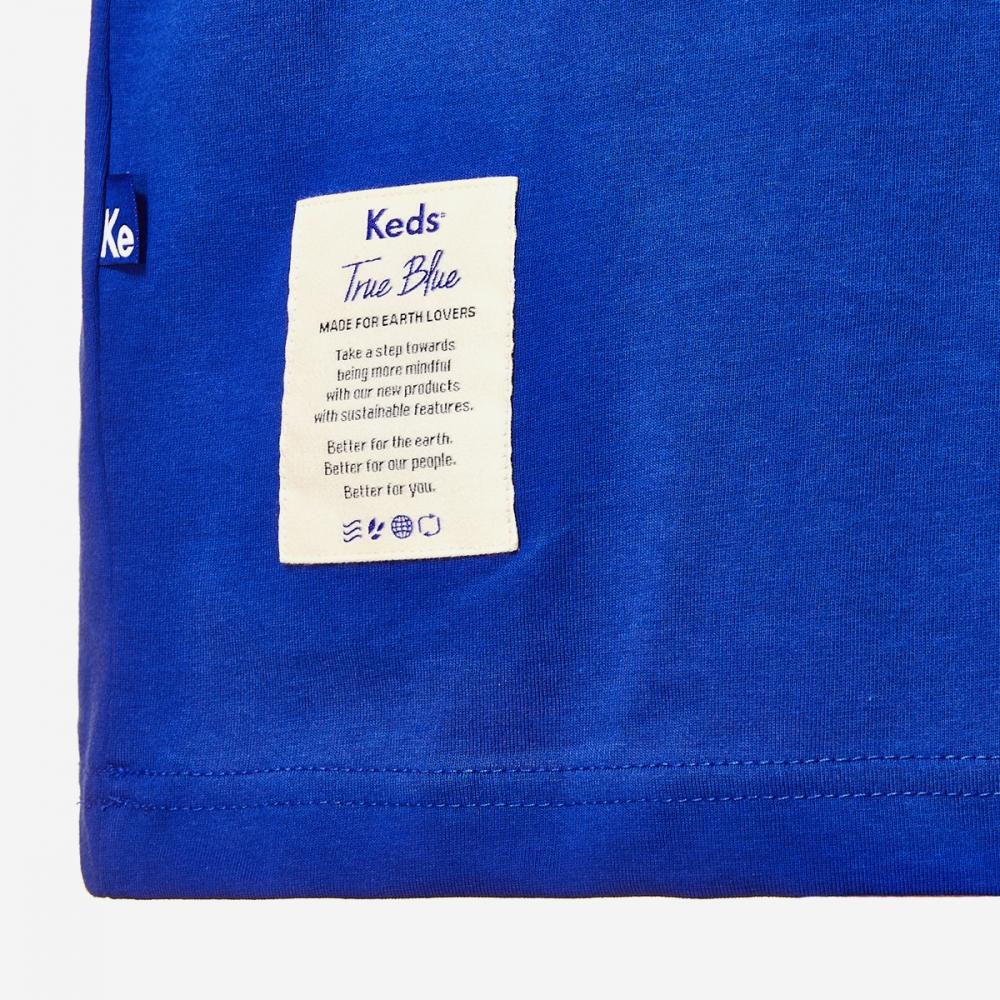 Keds Every Blue Graphic Round Tee  Bue 