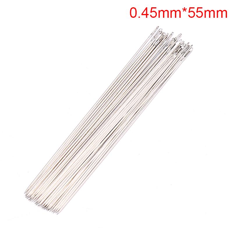 

30Pcs Beading Needles For Beads Threading String Jewelry Making Tools Pins Diy 0.45mm*55mm