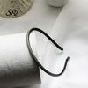Curved Headband Anti-Slip Plastic Thin Hair Hoop with Design Basic Style Stable Fit No Pressure Makeup Accessory Low Saturation Color