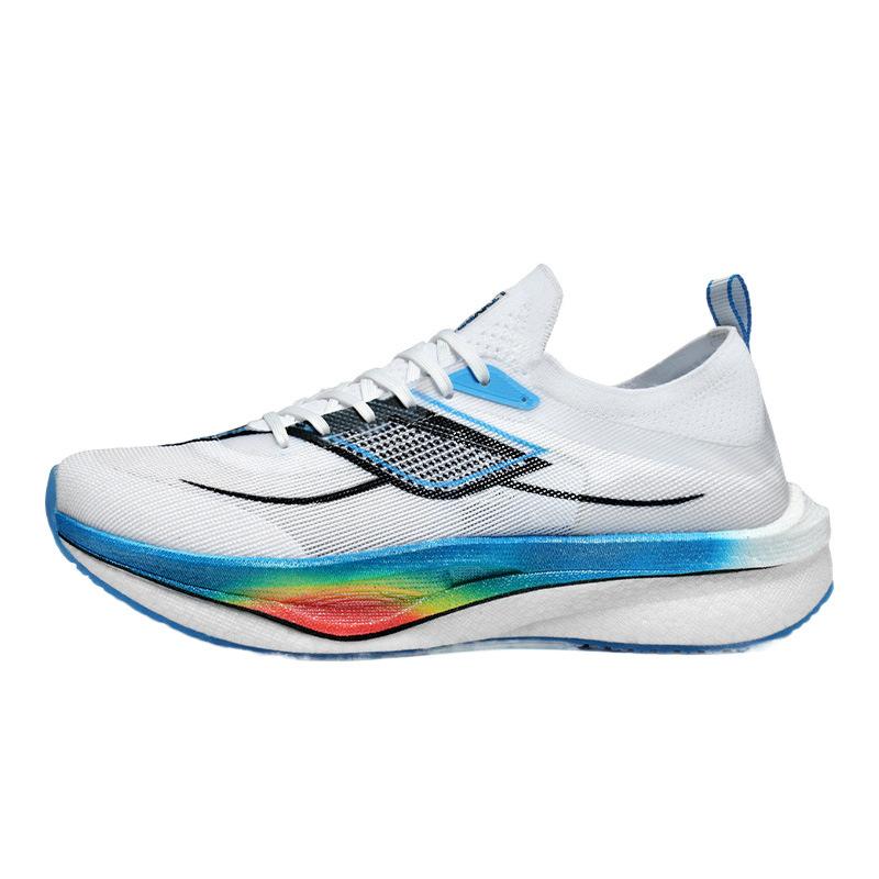 Feidian 4 Echte Explosive Carbon Board Laufschuhe Reibungsgeräusch Herrenschuhe Atmungsaktive Mesh Sneaker Ultraleichte Weiche Sohle Freizeitschuhe Damen