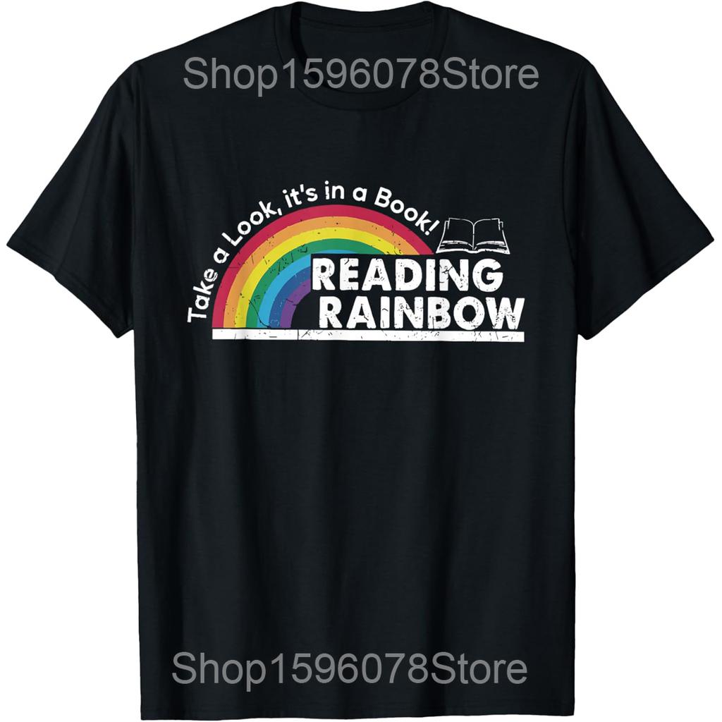 Take A Look Its In A Book Retro Reading Book Lover TShirt Fashion Summer Style Cotton Short Sleeve Oversized Tshirt Tops