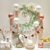 Baby'S 1St Birthday Decorates Ins Fengsen Net Red Balloon Decoration Background Wall Scene Decorates Party Supplies