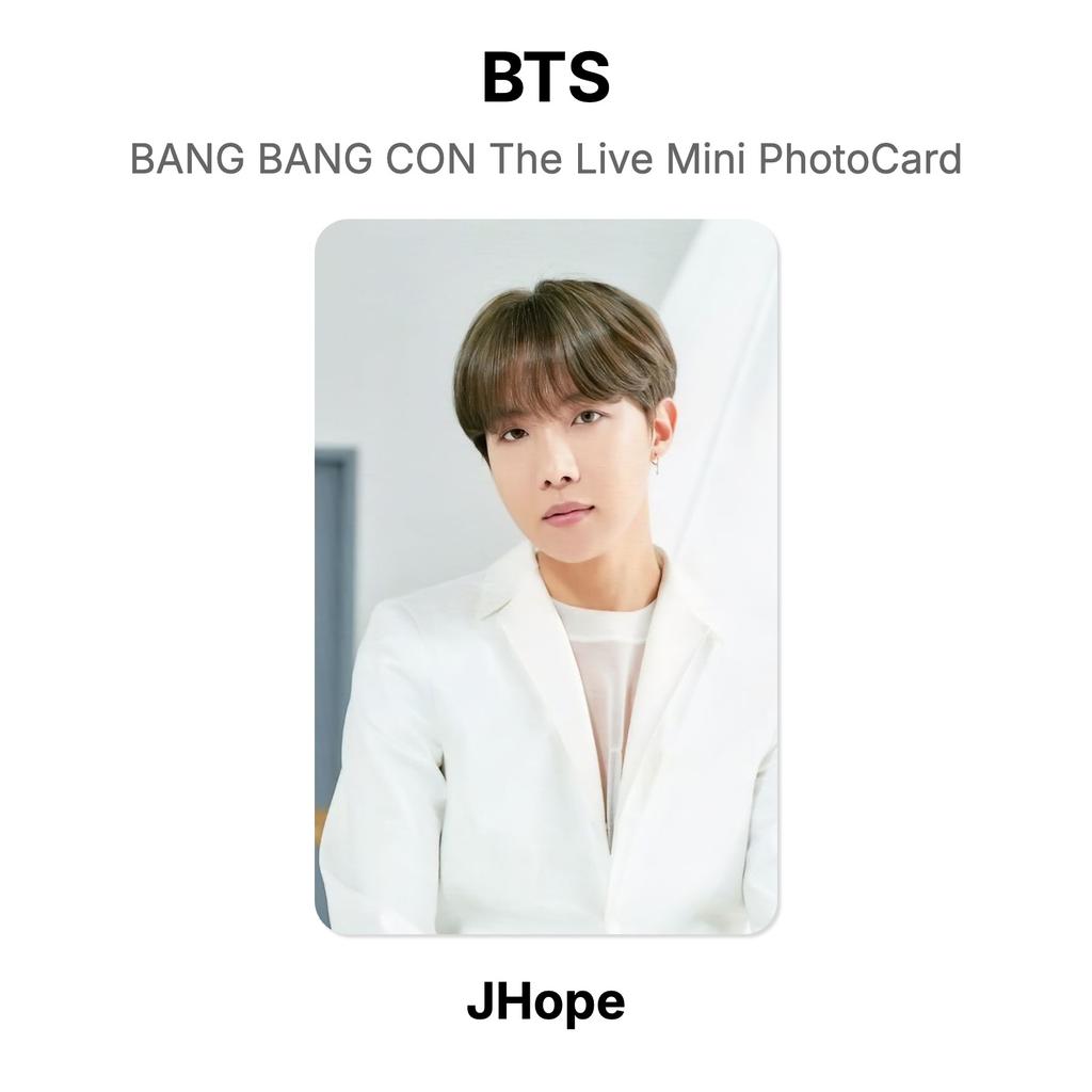 BTS BANG BANG CON The Live Mini PhotoCard Official Photocard