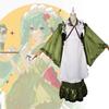Cosplay Hatsune Miku Costume Matcha Sleeve Dress Role Play Polyester Gift Women