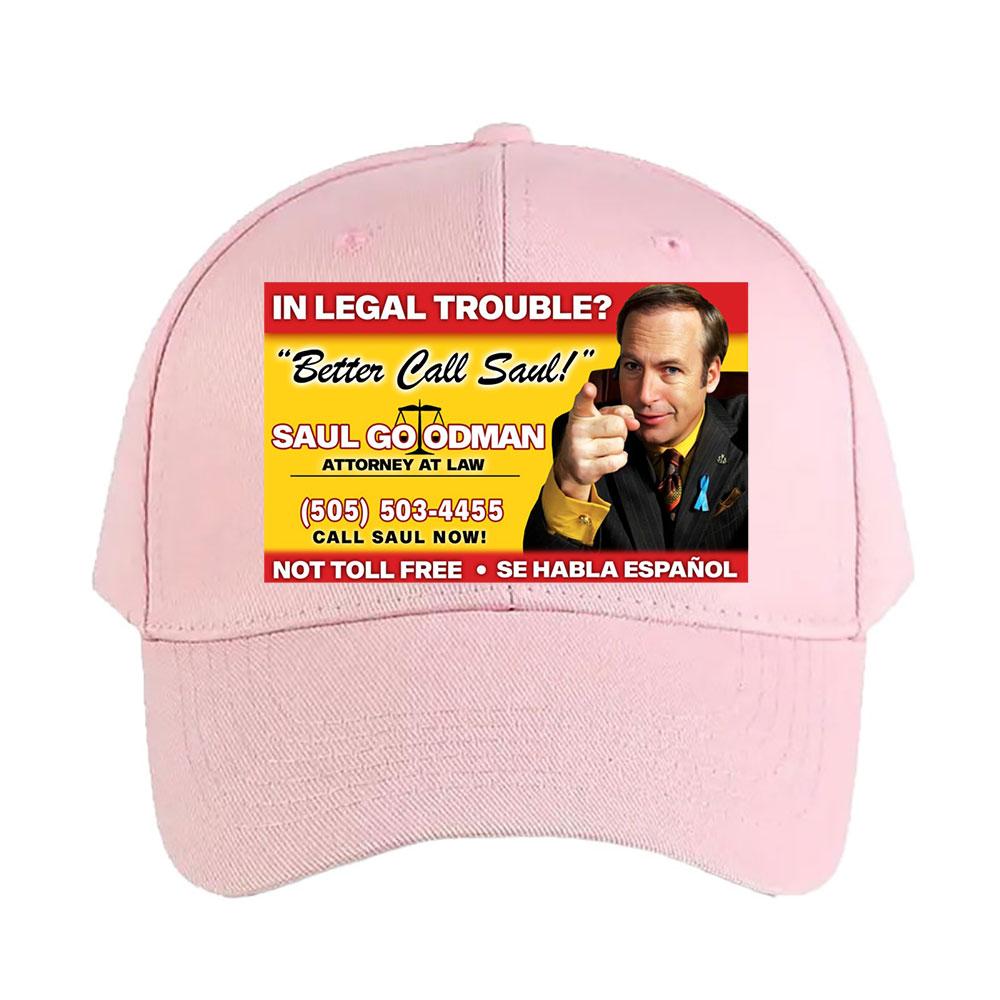 in legal trouble Better Call Saul Cap Summer Women Unisex Adult Peaked Hat Fashion Casual Printed Baseball Caps Trucker Cap Adjustable