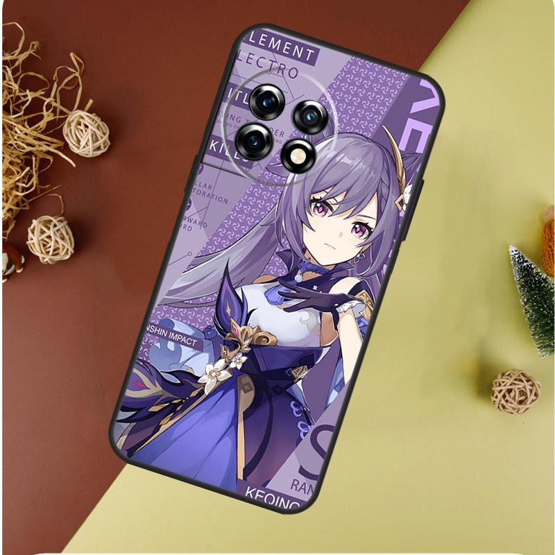 Genshin Impact Keqing For OnePlus Nord CE 4 3 2 Lite N20 N30 9 10 Pro 8T 9RT 10T 10R 13R 12R 11 12 13 Phone Case
