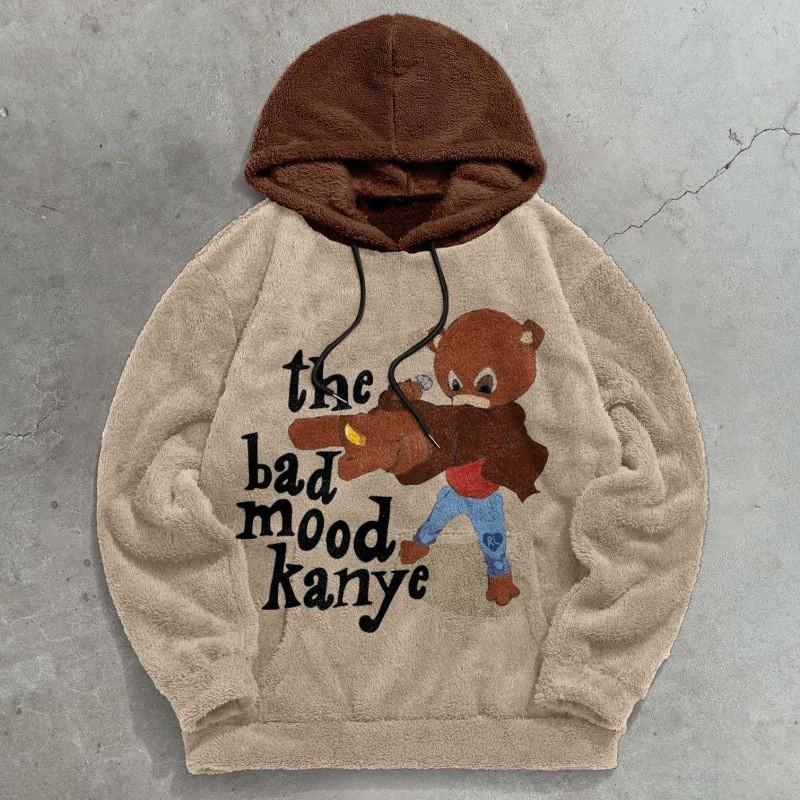 Mens Casual Fleece Hoodie 3D Print Sports Sweatshirt Loose Fit Youth
