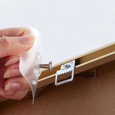 10Pcs Plastic Wall Screws Hanging Nails Seamless Transparent Adhesive Wall Hook Wall Mount Self-adhesive Non Trace Stickers