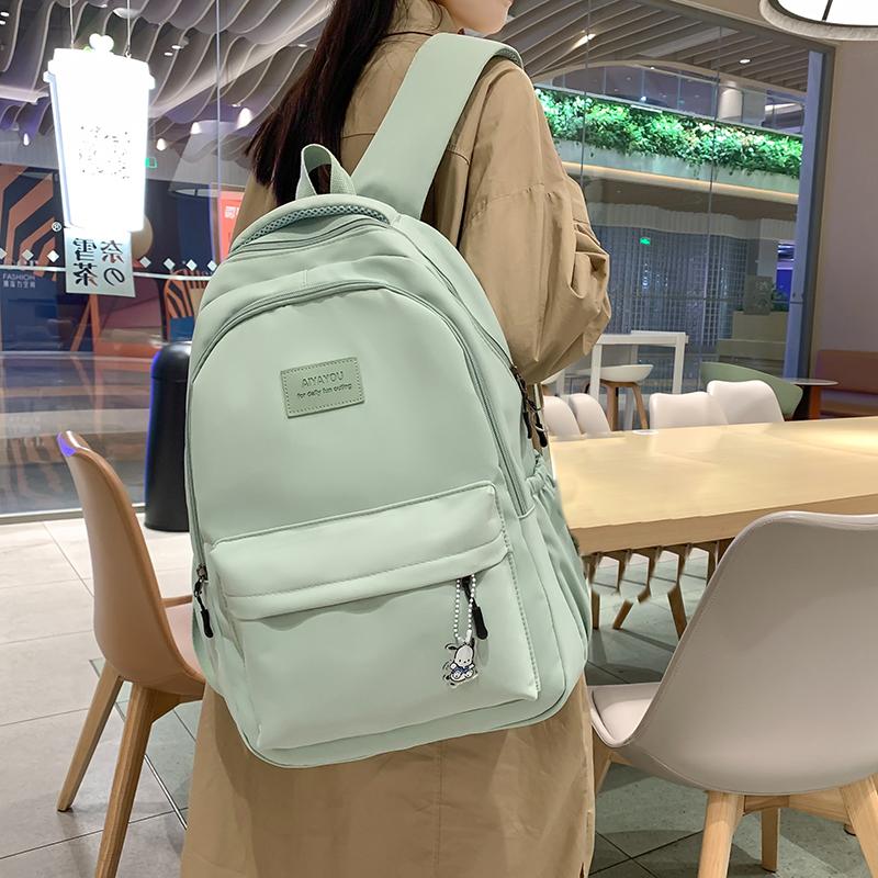 Skolesekk jente ryggsekk Stor kapasitet ryggsekk Student