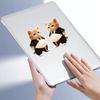 1 Paar Elastische Buik Dier Sticker Angst Stressverlichting Dikke Buik Hond Kat Paard Decal Knijp Siliconen Buik Dier Anti-botsing Sticker