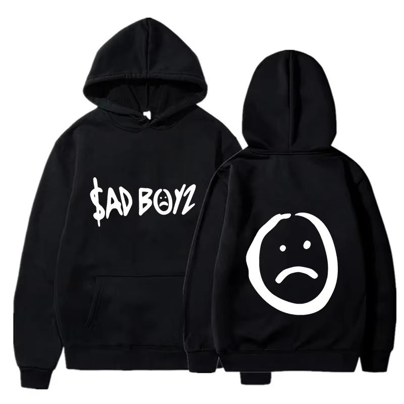 New Junior H Sad Boyz Printed Hoodie World Tour Merch Long Sleeve Streetwear Men Women Hooded Sweatshirt Hip Hop Male Clothes