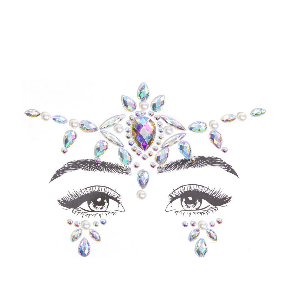 

Красочные Стразы Наклейка Креативная Временная Татуировка Наклейка 3D Кристалл Наклейка Макияж Глаз style 3