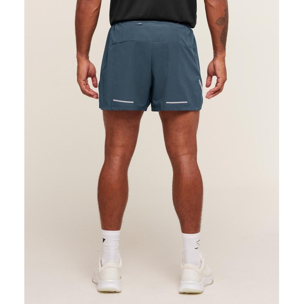 Gymshark Running 5  Shorts Gs Stealth Blue A3b9q Ud6s