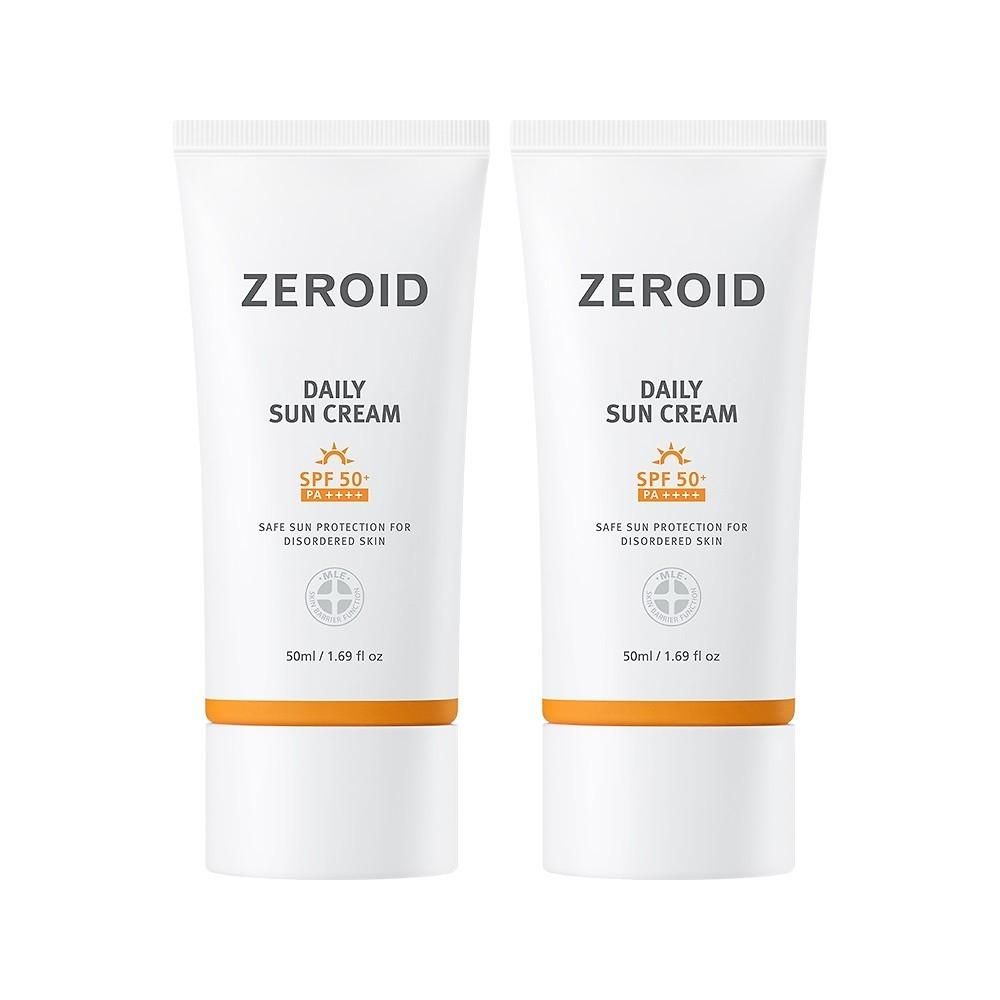 Zeroid Skin Daily Sun Cream 50ml Duo